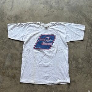 Vintage Rusty Wallace‎ Miller Time Racing T Shirt Mens XL NASCAR Tee